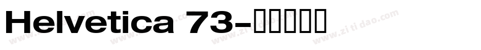 Helvetica 73字体转换